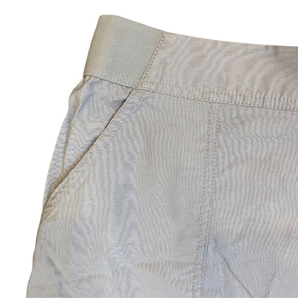 Columbia Walkabout Shorts Womens Medium Lightweight Elastic Waist Flint Gray - Picture 3 of 5